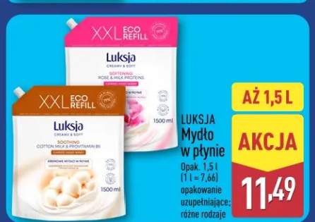 Mydło w płynie opakowanie uzupełniające różne rodzaje