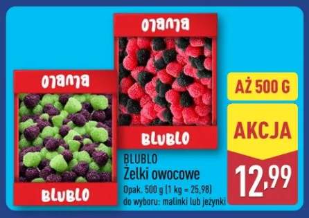 Żelki owocowe różne rodzaje