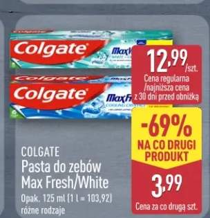 Pasta do zębów Max Fresh/White różne rodzaje