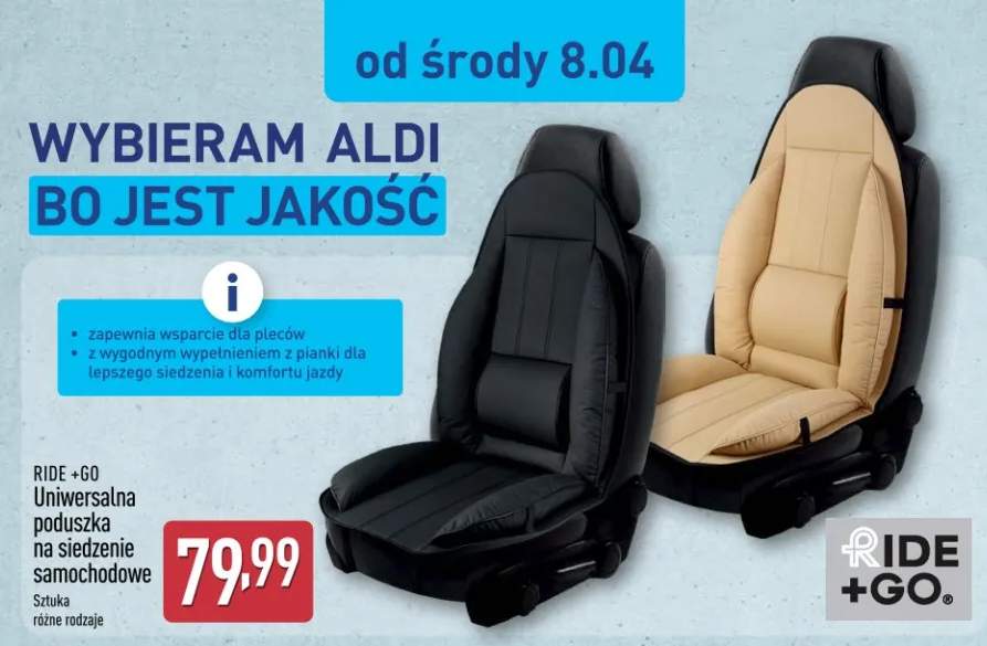 Uniwersalna poduszka na siedzenie samochodowe