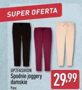 Spodnie joggery damskie