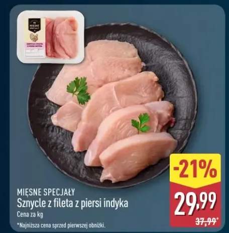 Sznycelc z fileta z piersi indyka