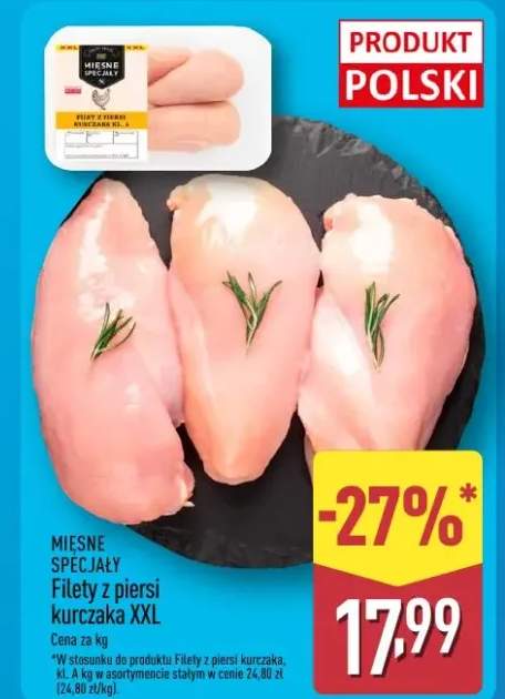 Filety z piersi kurczaka XXL