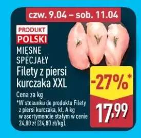Filety z piersi kurczaka XXL