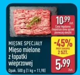 Mięso mielone z łopatki wieprzowej