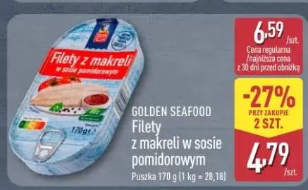 Filety z makreli w sosie pomidorowym