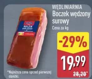 Boczek wędzony surowy