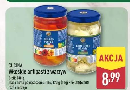 Antipasti z warzyw sercuszka karczochów