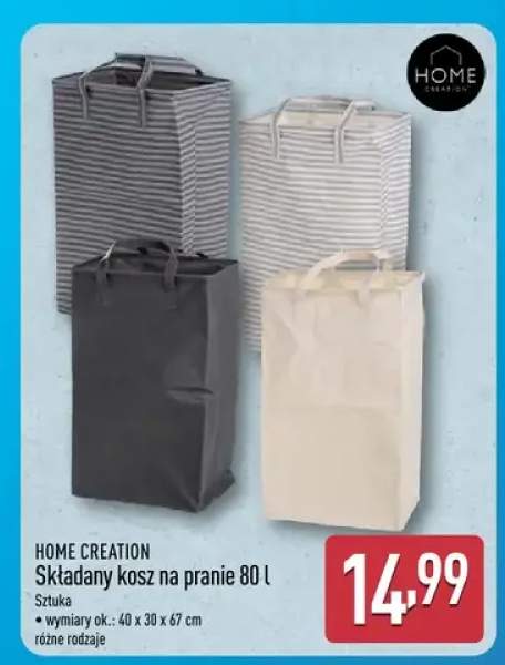 Składany kosz na pranie 80 l