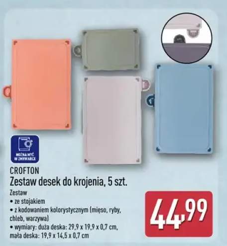 Zestaw desek do krojenia, 5 szt.