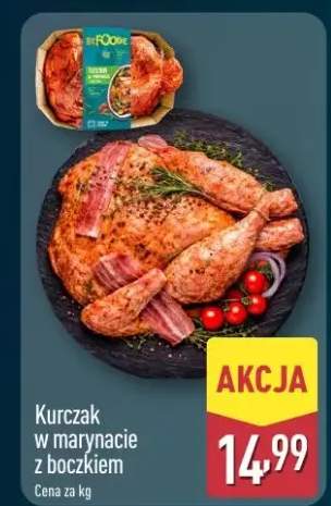 Kurczak w marynacie z boczkiem