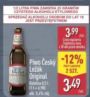 Piwo Český Ležák Original