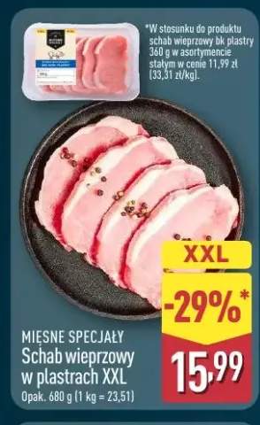 Schab wieprzowy w plastrach XXL