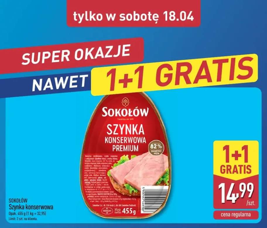 Szynka konserwowa Premium