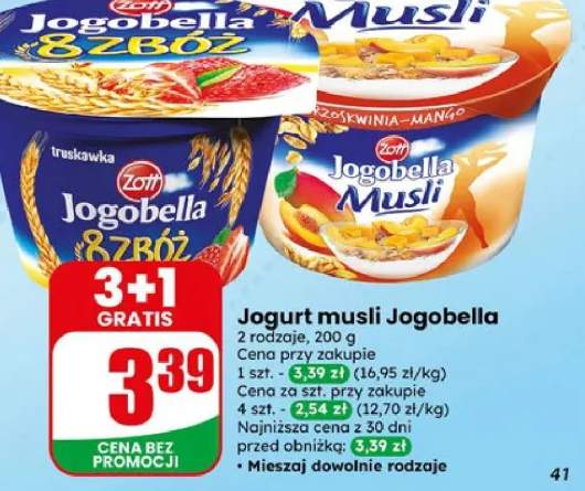 jogurt z musli