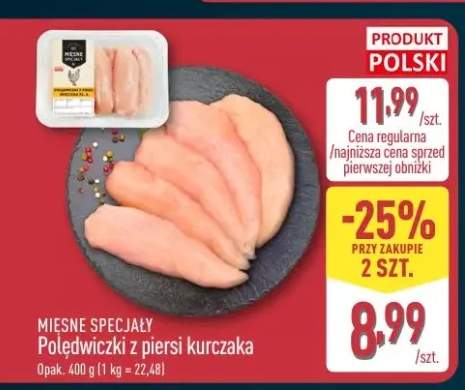 Polędwiczki z piersi kurczaka