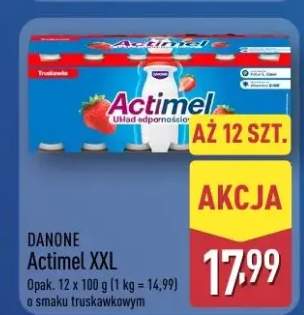 Actimel XXL o smaku truskawkowym