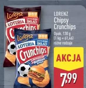 Chipsy Crunchips różne rodzaje