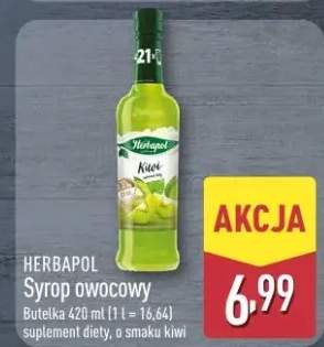 Syrop owocowy o smaku kiwi suplement diety