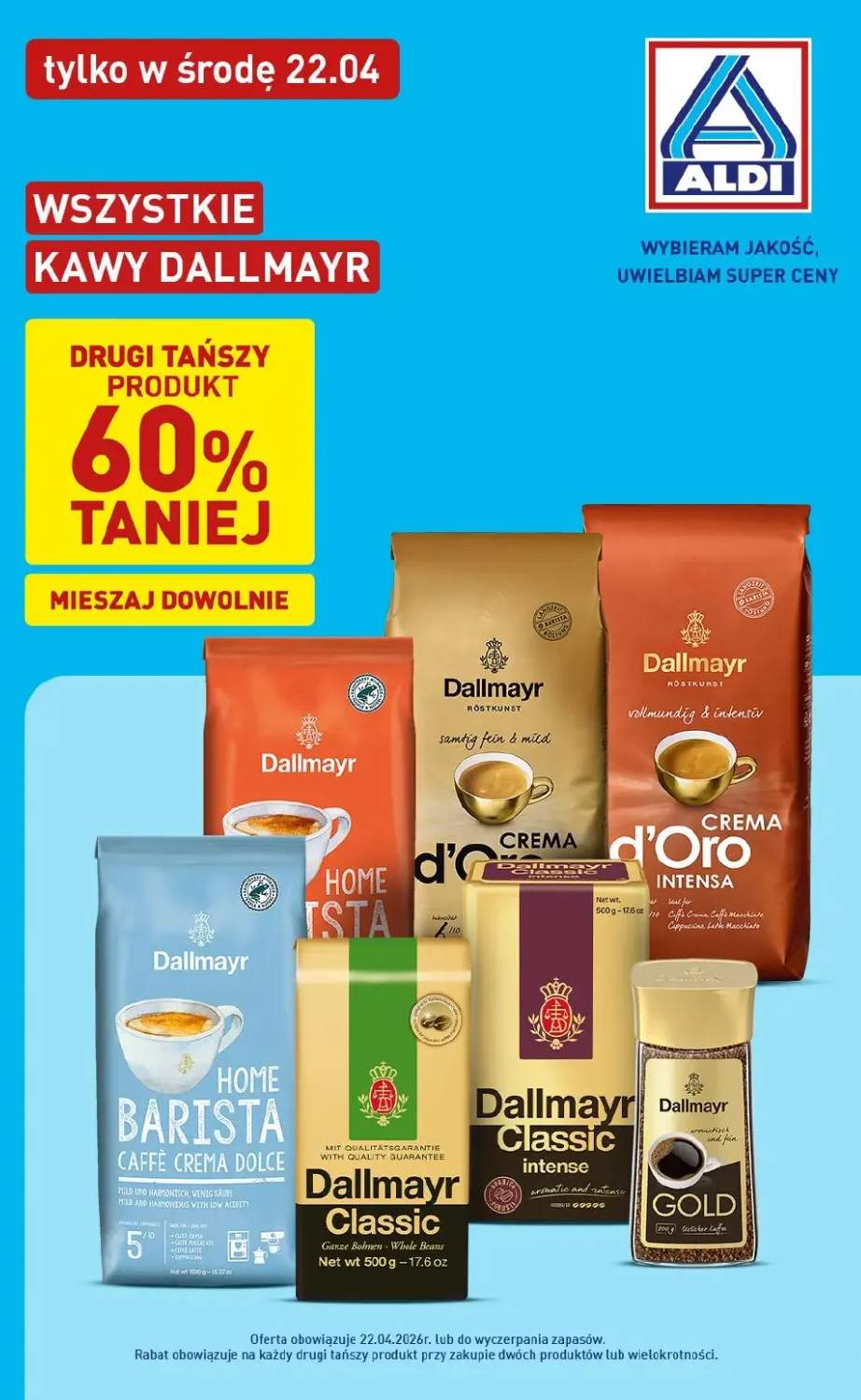 Kawa Dallmayr różne rodzaje