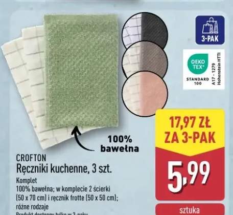 Ręczniki kuchenne, 3 szt.