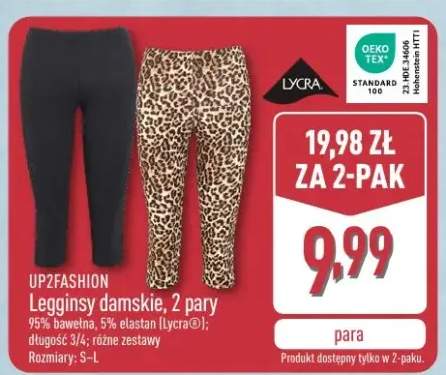 Legginsy damskie, 2 pary