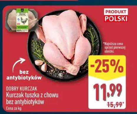 Kurczak tuszka z chowu bez antybiotyków