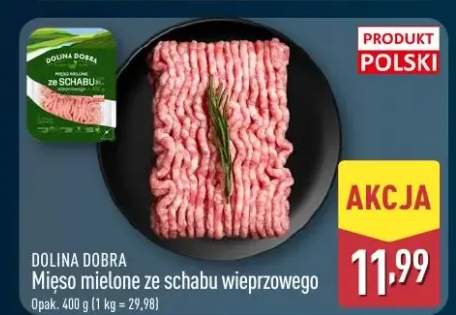 Mięso mielone ze schabu wieprzowego