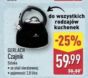 Czajnik ze stali nierdzewnej o pojemności 2,8 litra