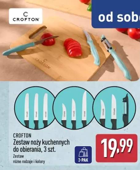 Zestaw noży kuchennych do obierania, 3 szt.