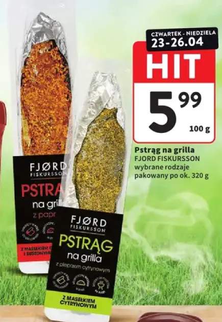 pstrąg w przyprawach