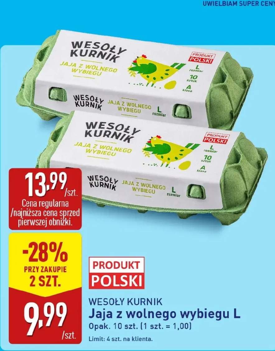 Jaja z wolnego wybiegu L