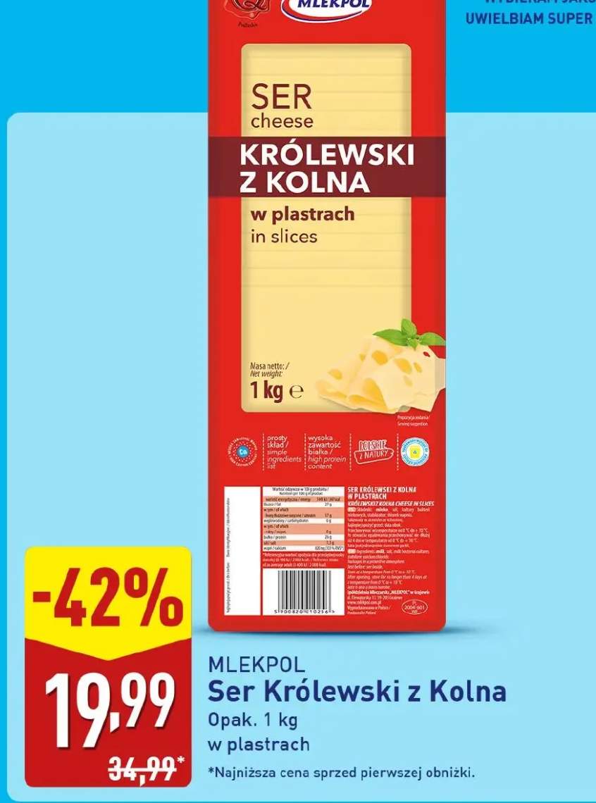 Ser Królewski z Kolna w plastrach w oliwie