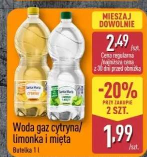 Woda gazowana cytryna Santa Marta