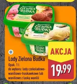 Lody Zielona Budka czekoladowo-waniliowo-truskawkowe