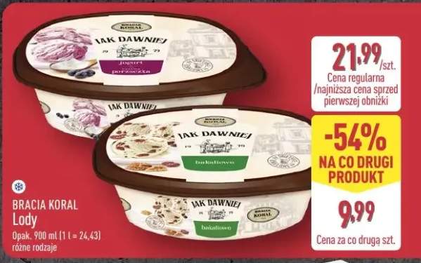 Lody Bracia Koral Jak Dawniej