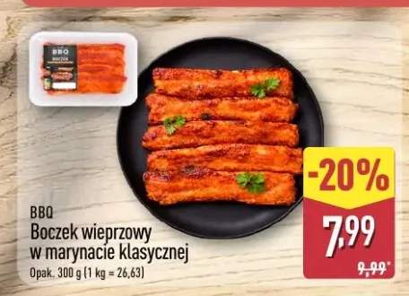 BBQ Boczek wieprzowy w marynacie klasycznej