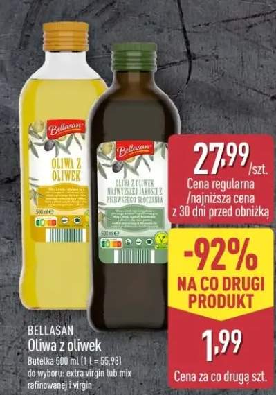 Oliwa z oliwek Bellasan extra virgin lub mix rafinowanej i virgin