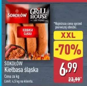 Kiełbasa śląska Sokołów Grill House XXL