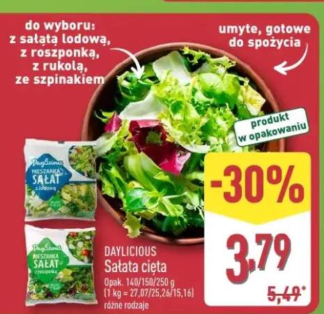 Sałata cięta Daylicious ze szpinakiem