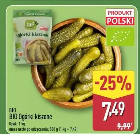BIO Ogórki kiszone Bio