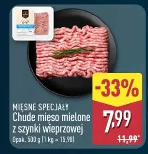 Chude mięso mielone z szynki wieprzowej Mięsne Specjały