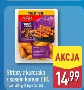 Stripsy z kurczaka z sosem korean BBQ Drosed
