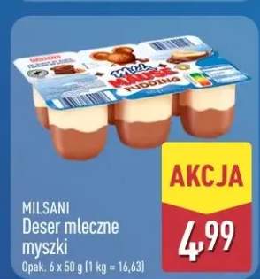Deser mleczny myszki Milsani