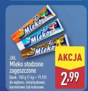 Mleko słodzone zagęszczone JAL śmietankowe