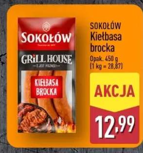 Kiełbasa brocka Sokołów Grill House