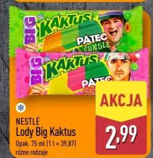 Lody Big Kaktus Nestlé