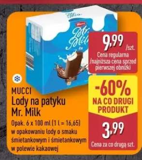 Lody na patyku Mr. Milk Mucci