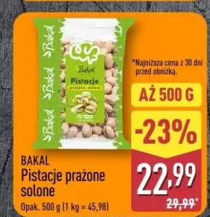 Pistacje prażone solone Bakal