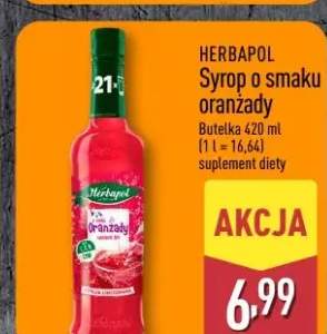 Syrop o smaku oranżady Herbapol suplement diety